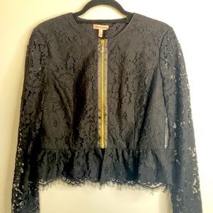 Black lace jacket